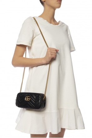 'gg marmont' quilted shoulder bag, zdjęcie 2 'gg marmont' quilted shoulder bag od Gucci